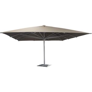 Milani Home Ombrellone Da Giardino 5x5 Palo Centrale Tortora Per Esterno Ristorante Gelater Tortora 500 x 475 x 500 cm