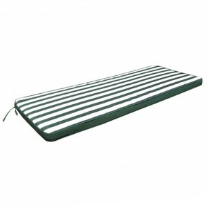 Milani Home Cuscino 150 Riga Verde Con Doppia Cucitura Per Panca O Dondolo 3 Posti Per Este Verde 150 x 4 x 45 cm