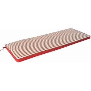 Milani Home Cuscino 150 Riga Rossa Con Doppia Cucitura Per Panca O Dondolo 3 Posti Per Este Rosso 150 x 4 x 45 cm