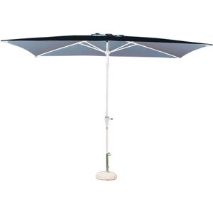 Milani Home Ombrellone Da Giardino 2x3 Palo Centrale Telo Grigio Per Esterno Ristorante Gel Grigio 292 x 256 x 191 cm