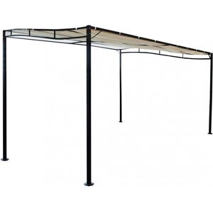 Pergola da giardino addossata al mura 3x4