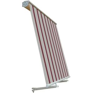 Tecnomat TENDA DA SOLE A CADUTA CASSONATA RIGATO BORDEAUX CREMA 80x250 cm (LxH)