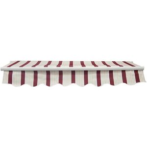 Tecnomat TENDA DA SOLE A BARRA QUADRA RIGATO BORDEAUX 195x150 cm (LxP)