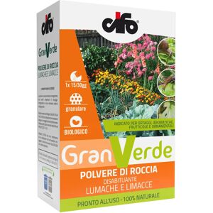 Granverde DISABITUANTE LUMACHE POLVERE DI ROCCIA  CIFO 600 g