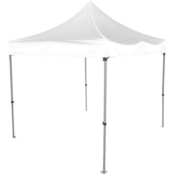 milani home gazebo pieghevole professionale 3x4,5 in alluminio telo bianco chiudibile per m bianco 300 x 335 x 450 cm