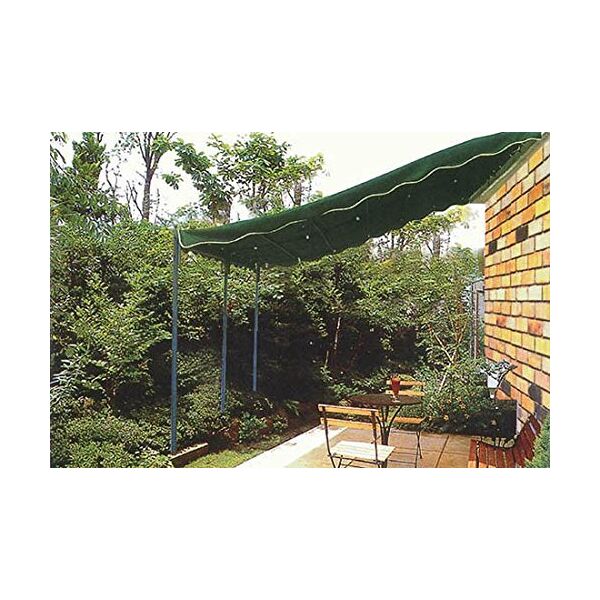 giardini del re telo veranda yf-3146r copertura per veranda da giardino esterno 300x400x280/214h cm top per modello yf-3146r colore verde