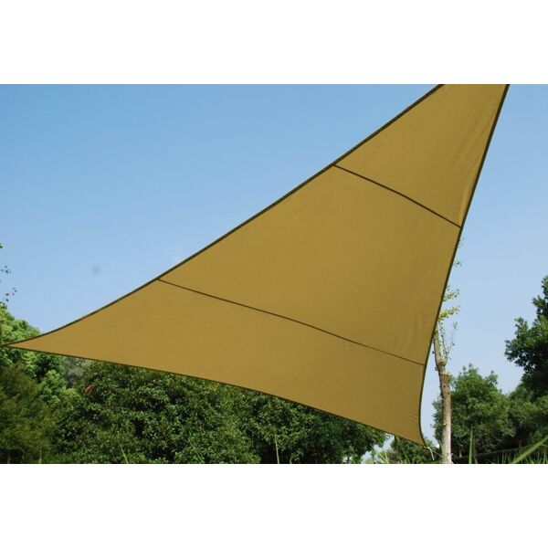 giardini del re vela triangolare 5x5x5 beige vela triangolare ombreggiante 5x5x5 mt colore beige - vela