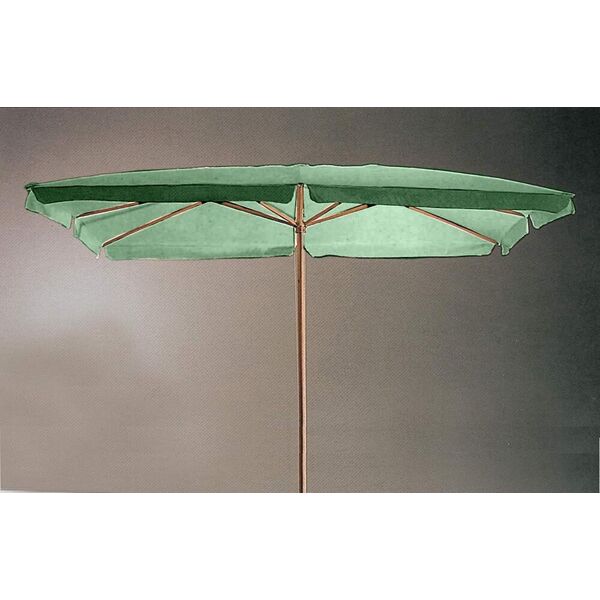 giardini del re 200x300-6-48 verde ombrellone da giardino rettangolare 2x3 mt in legno colore verde - 200x300-6-48