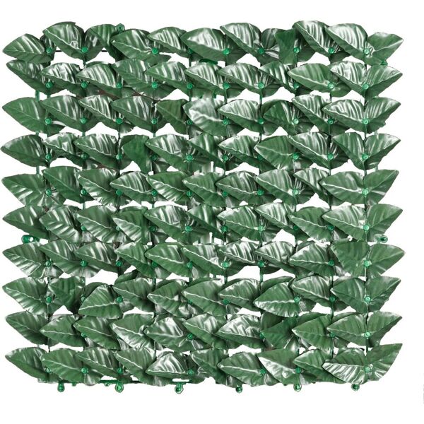 giardini del re arella20mt siepe artificiale arella sintetica sempreverde dimensioni altezza 1.50 x 20 metri foglie di lauro botton