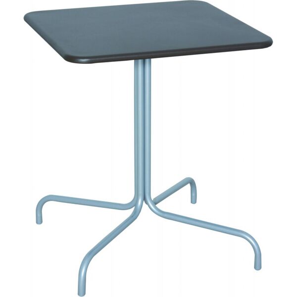 nbrand 35 tavolino bar quadrato in acciaio 60x60x70h cm colore moka - streetmk