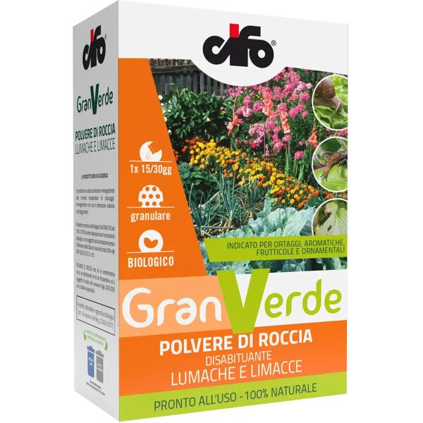 granverde disabituante lumache polvere di roccia  cifo 600 g