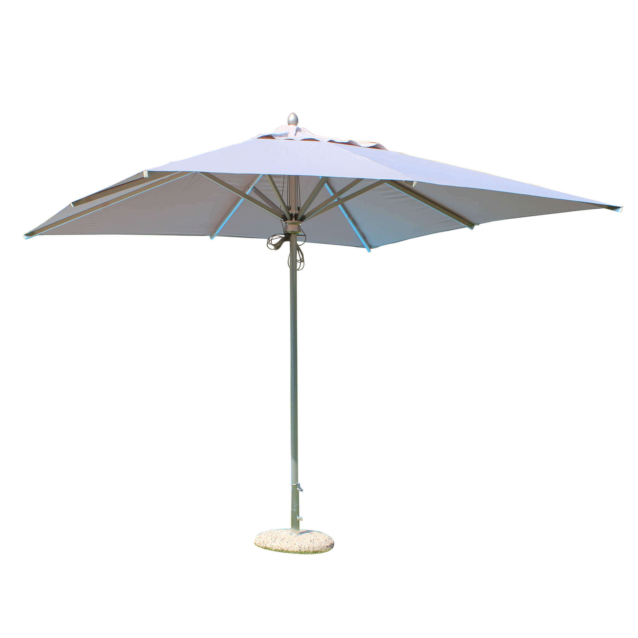 Milani Home ABACUS - ombrellone da giardino 3 x 4 palo centrale in alluminio
