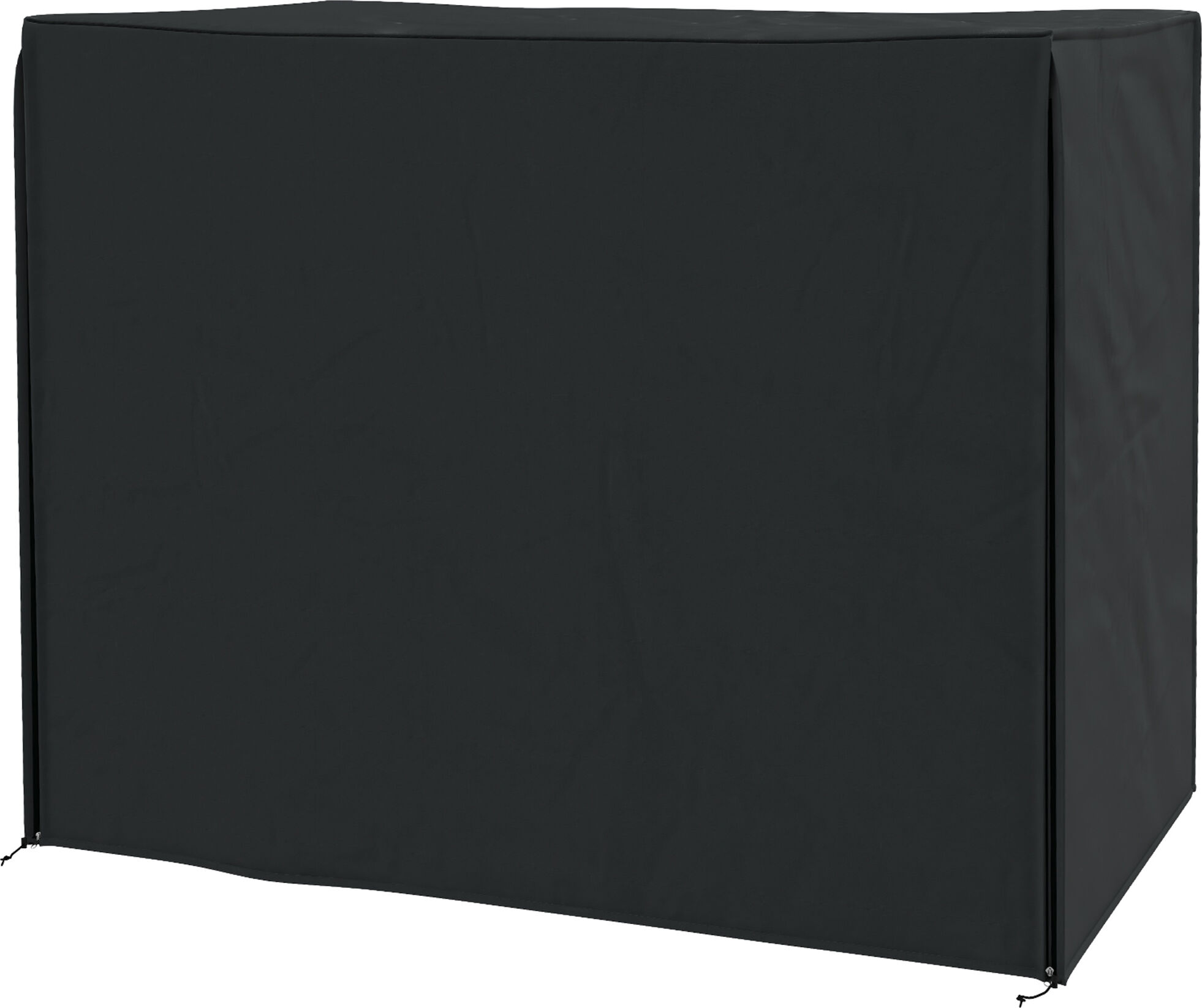 Outsunny Copertura per Dondolo da Giardino 3 Posti Impermeabile e Anti UV, 220x125x172 cm, Nero