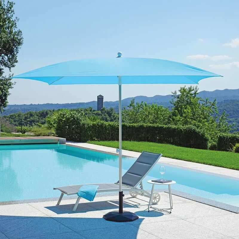 Leroy Merlin Ombrellone a palo centrale G 966 L 250 x 250 cm con telo blu