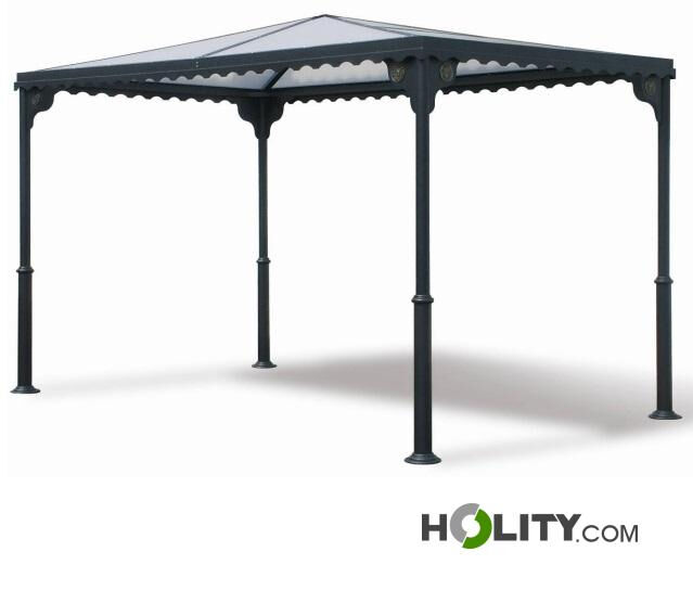 Gazebo Per Arredo Urbano Rettangolare H140_407