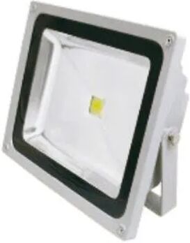 Proiettore Led Smd Intec Elios 30w 2400 Lumen 4000k Luce Bianca Colore Grigio Silver Ip65