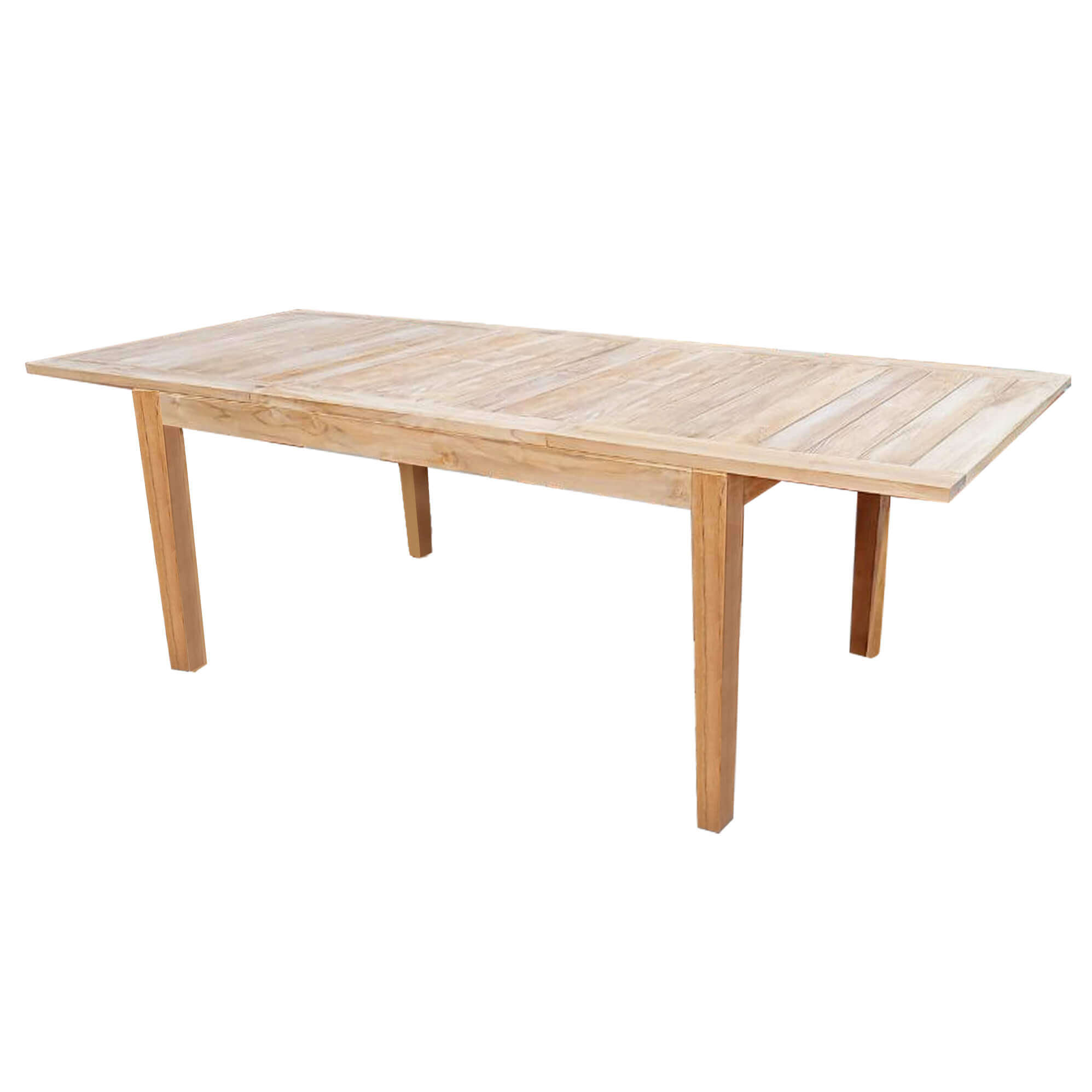 Milani Home tavolo in teak allungabile 150/210 x 90 di design moderno per giardino cm 150/2 Marrone 150 x 75 x 90 cm