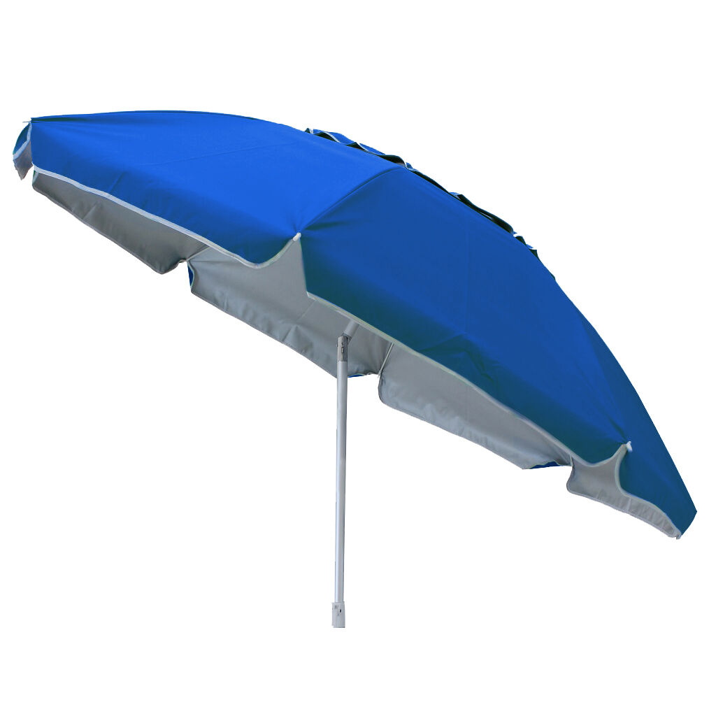 Milani Home ombrellone da spiaggia colore casuale di design per esterno m diametro 2 Blu 200 x 200 x 200 cm