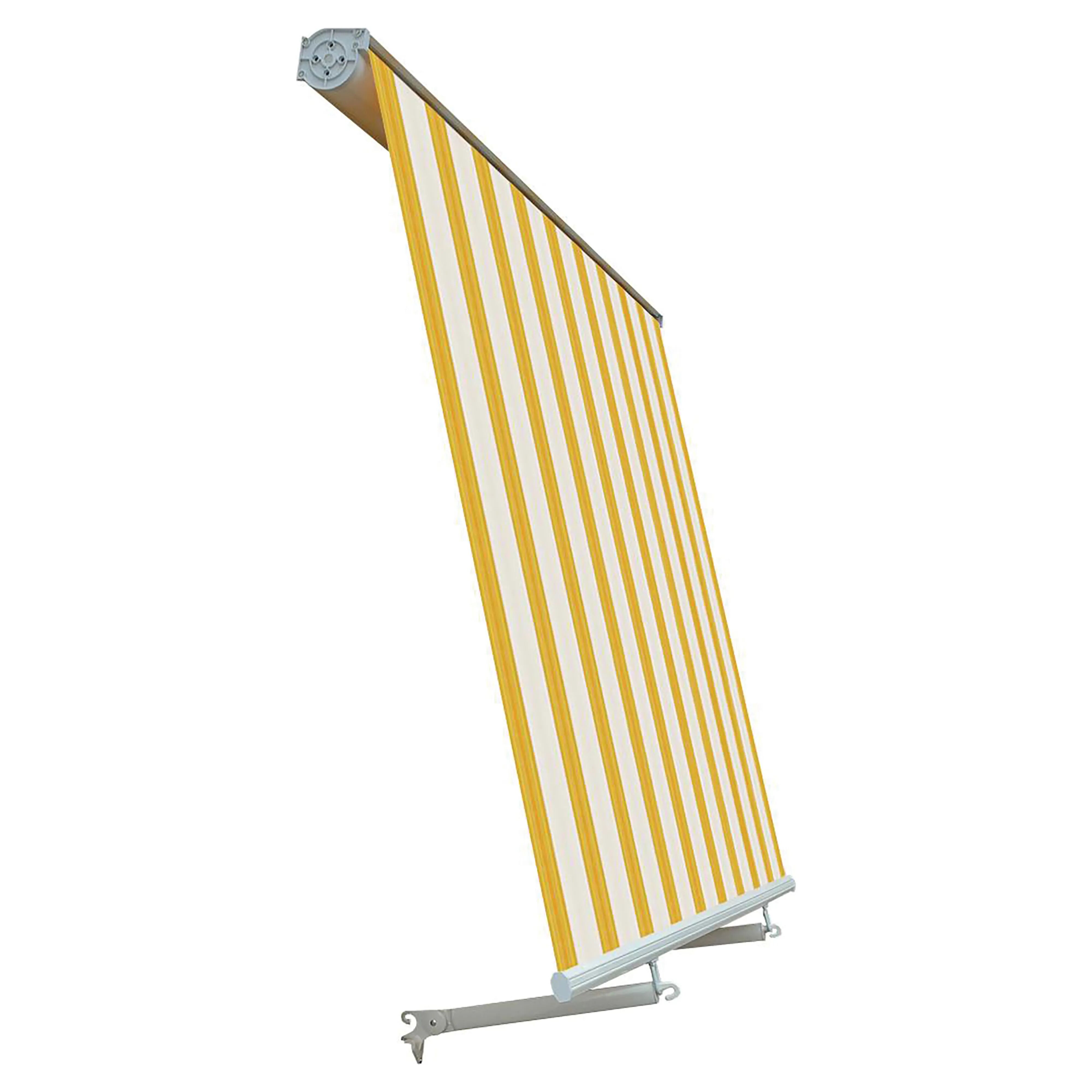 Tecnomat TENDA DA SOLE A CADUTA CASSONATA RIGATO GIALLO BIANCO 400x300 cm (LxH)