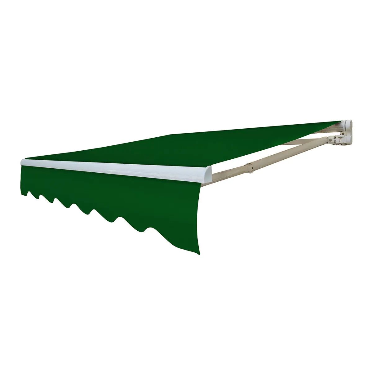 Tecnomat TENDA DA SOLE A BARRA QUADRA VERDE 395x300 cm (LxP)