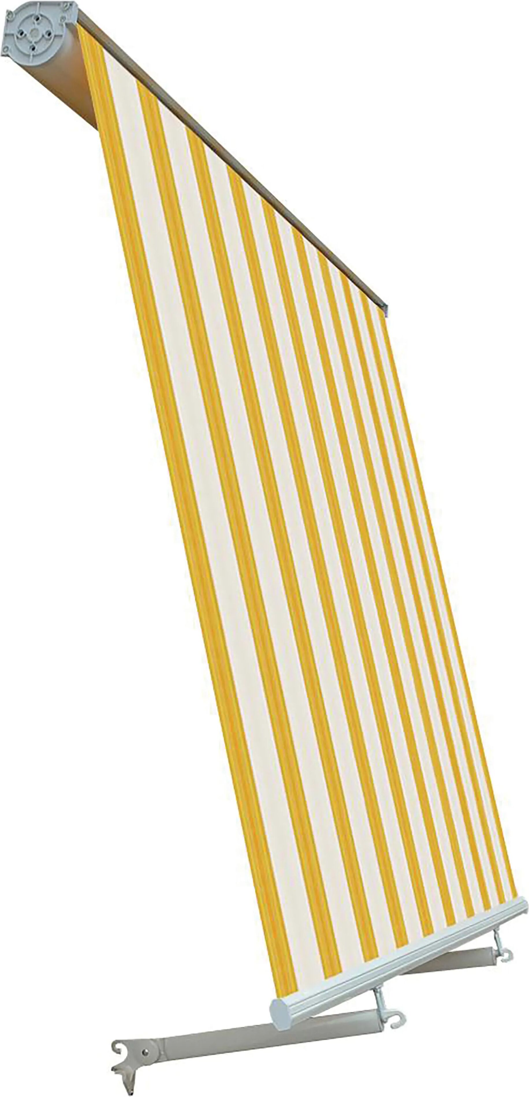 Tecnomat TENDA DA SOLE A CADUTA CASSONATA RIGATO GIALLO BIANCO 250x250 cm (LxH)