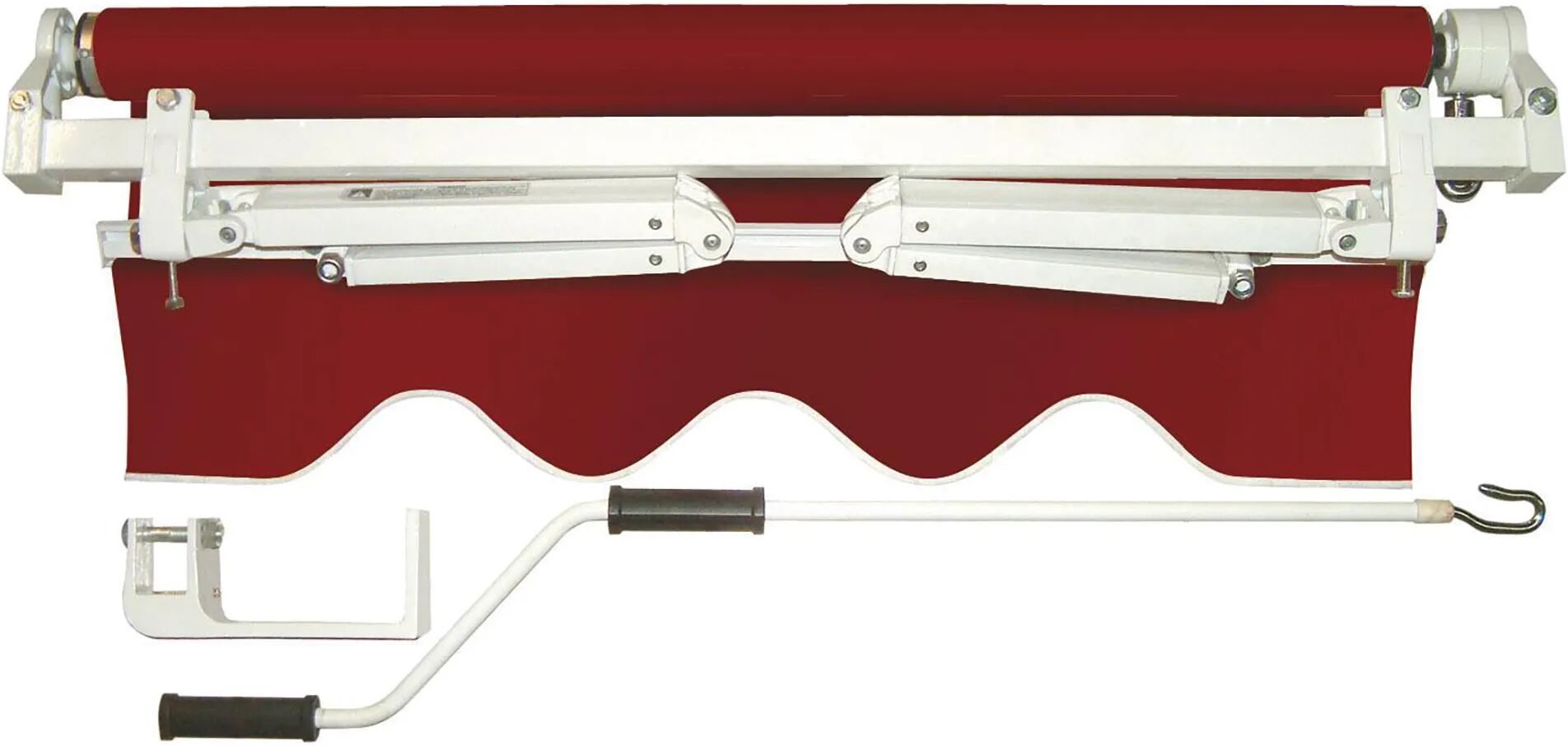 Tecnomat TENDA DA SOLE A BARRA QUADRA ROSSO FERRARA 195x150 cm (LxP)