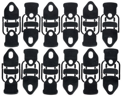 Holdon Mini Clip Black 12pcs Pack nero