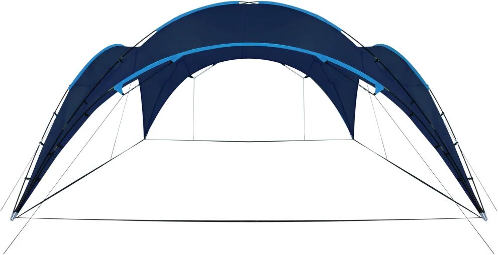 vidaXL Partytent boog 450x450x265 cm donkerblauw