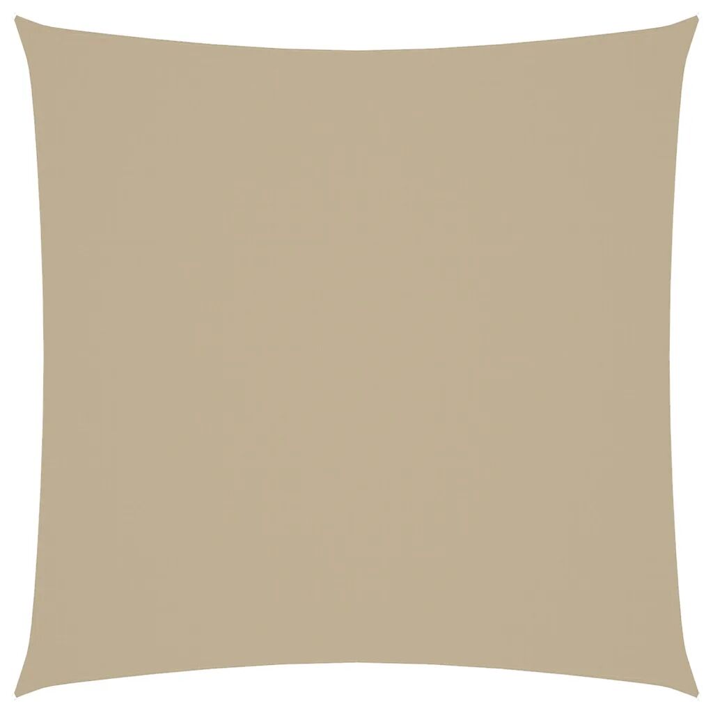 vidaXL Zonnescherm vierkant 2,5x2,5 m oxford stof beige