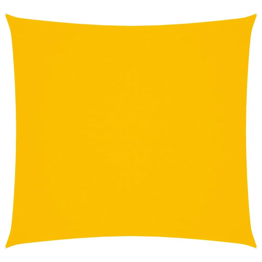 vidaXL Zonnescherm vierkant 2x2 m oxford stof geel