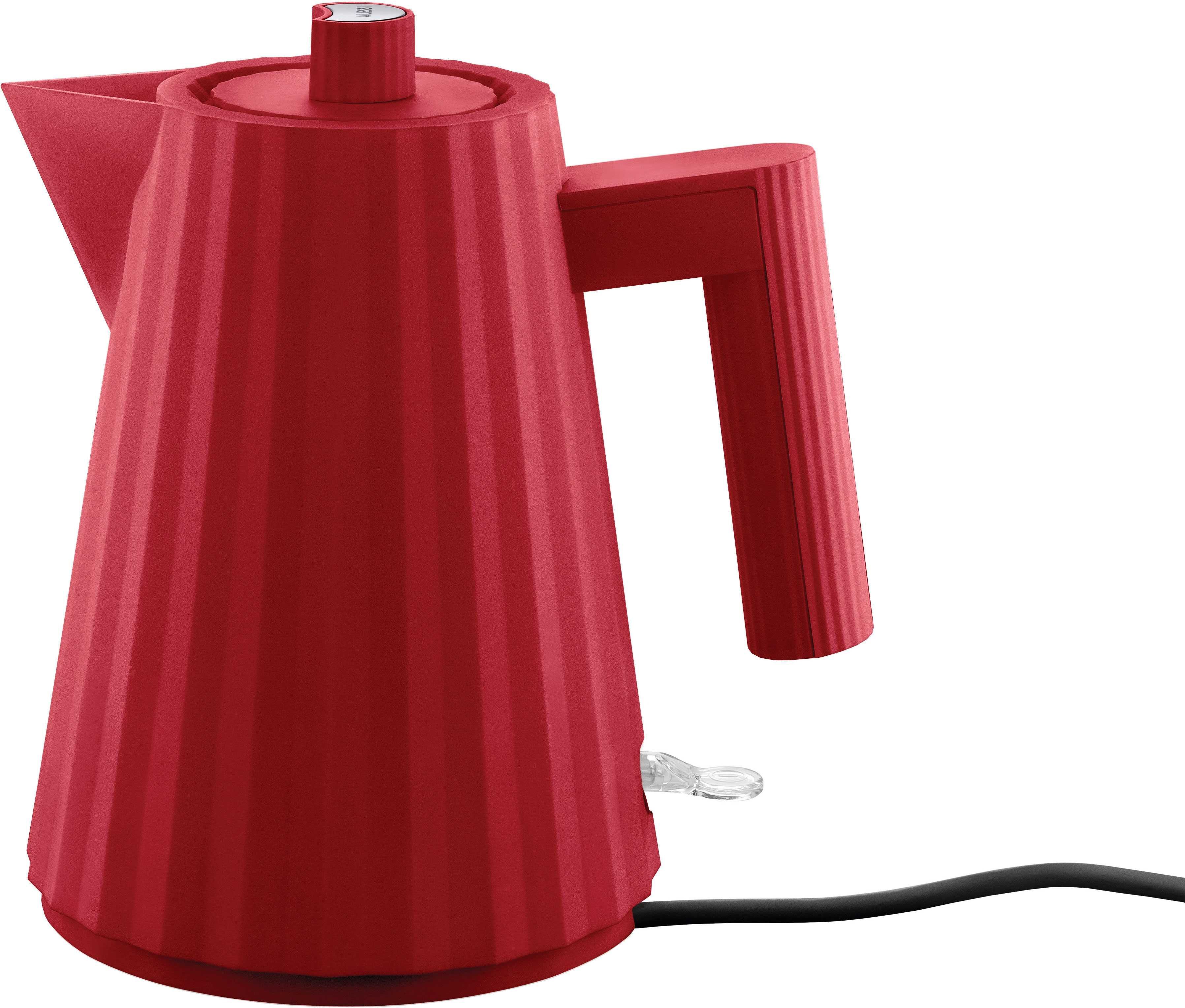 Alessi Plissé waterkoker 1 L rood