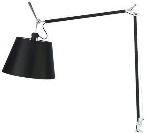 Artemide Tolomeo Mega Tavolo bureaulamp LED met toetsdimmer en tafelklem zwart