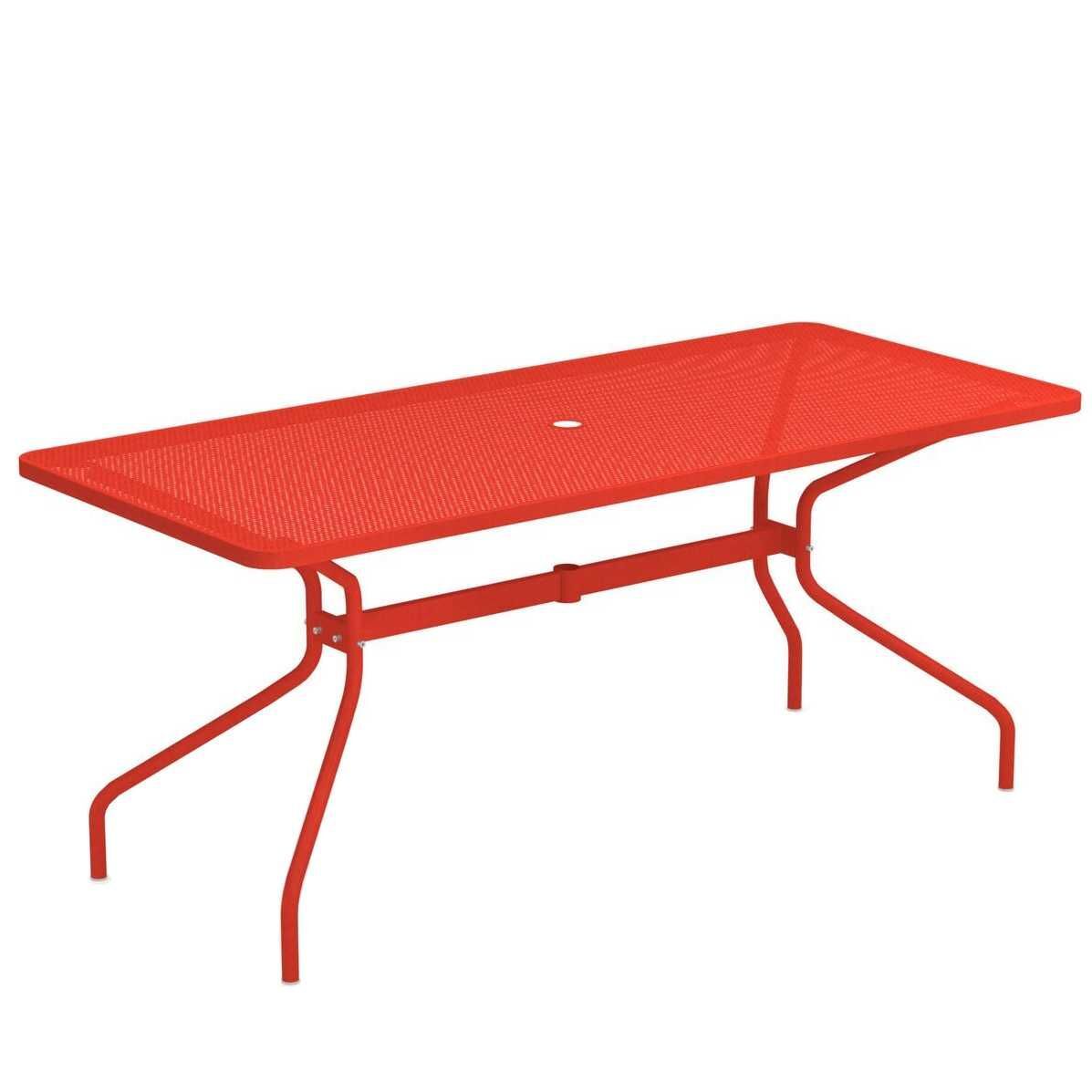 Emu Cambi tuintafel 180x80 scarlet red