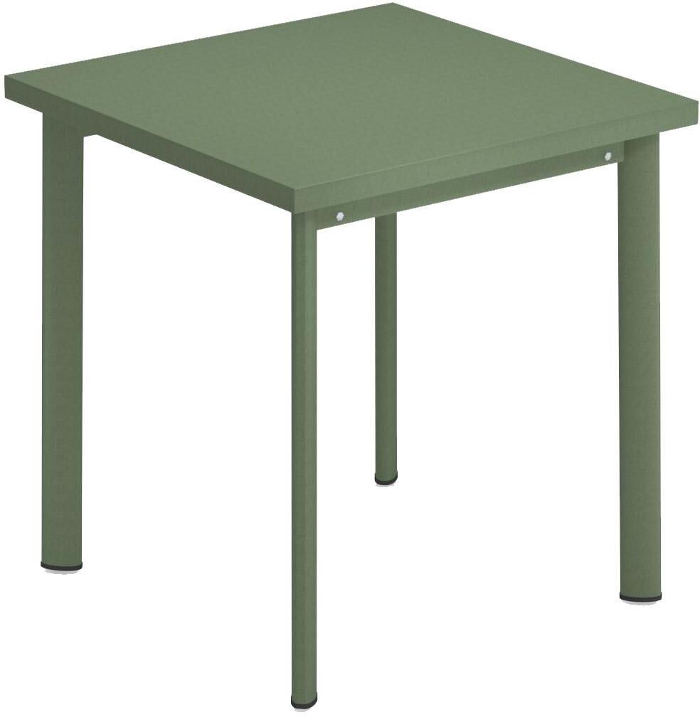 Emu Star Square tafel 70x70 military groen