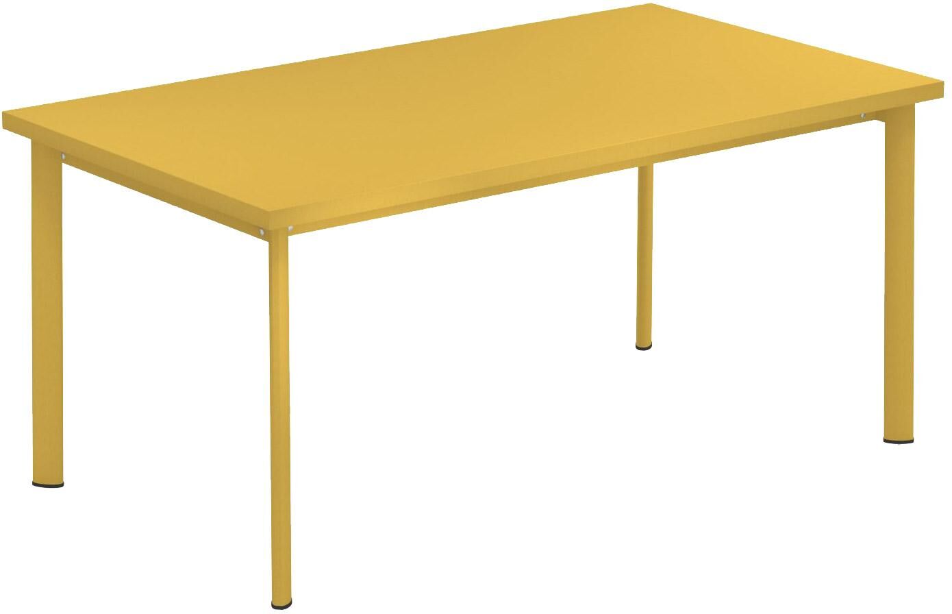 Emu Star tuintafel rechthoek 160x90 curry geel