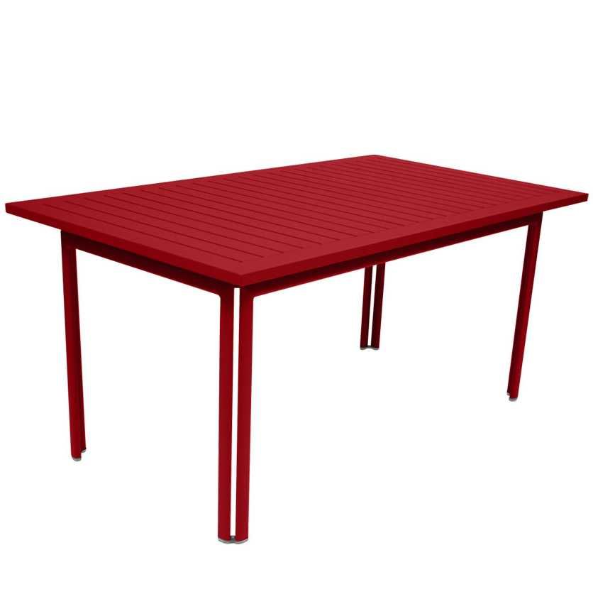 Fermob Costa tuintafel 160x80 Poppy