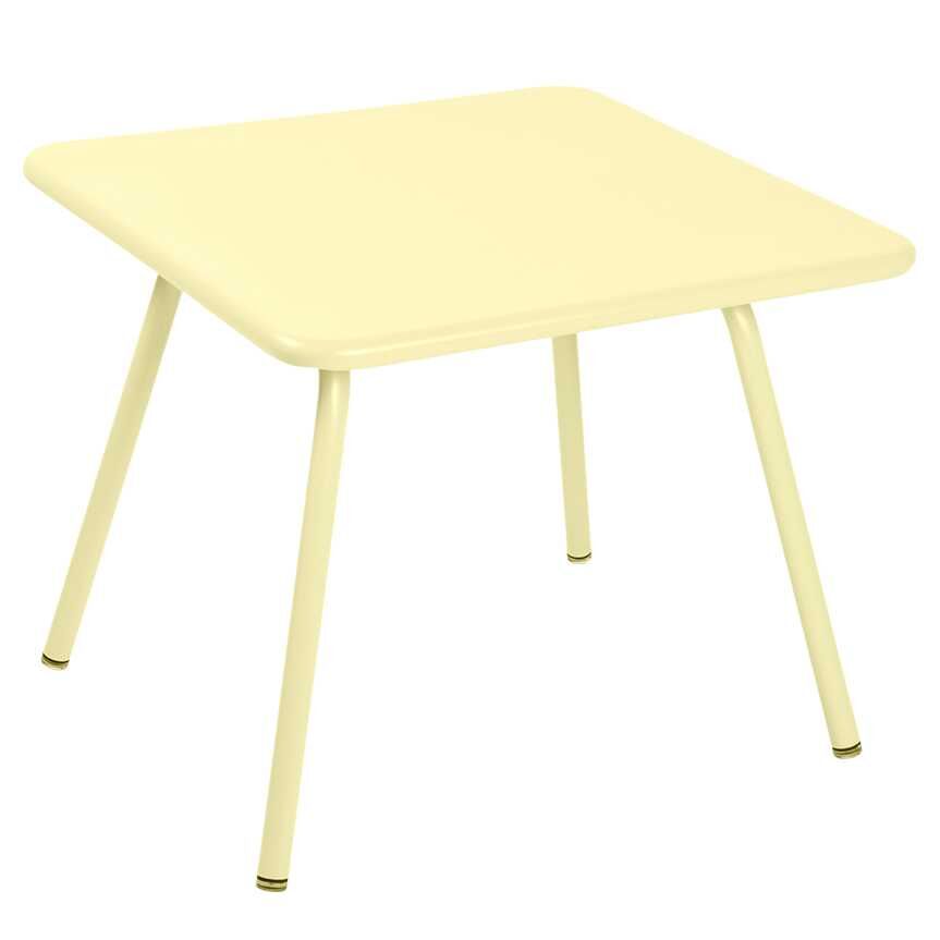 Fermob Luxembourg kinder tuintafel 57x57 frosted lemon