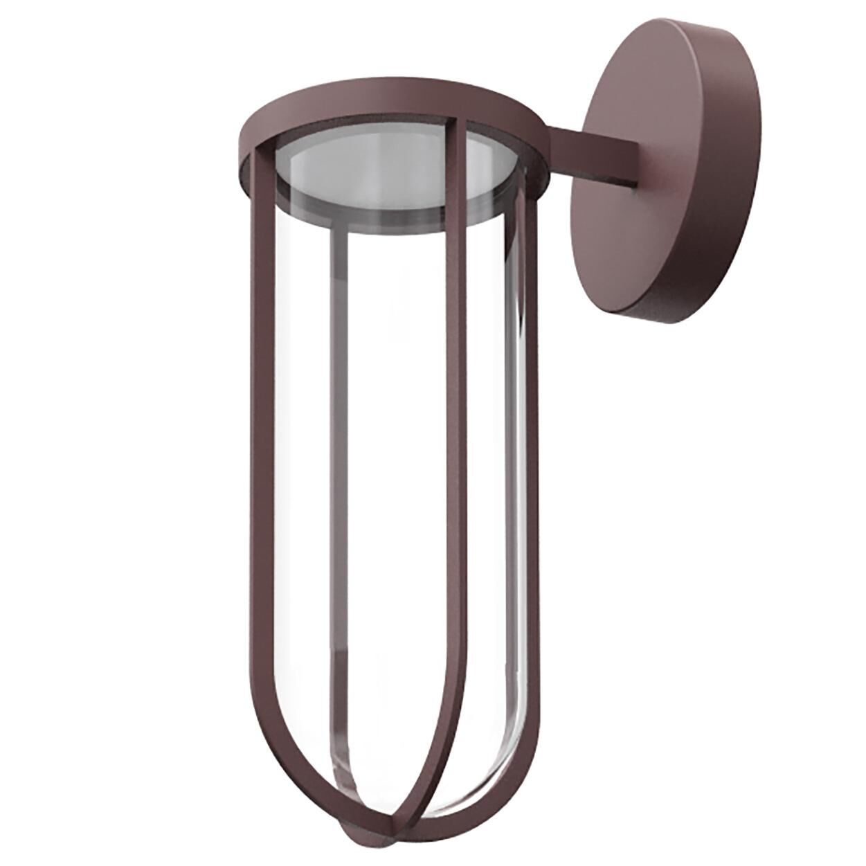 Flos In Vitro wandlamp LED outdoor donkerbruin