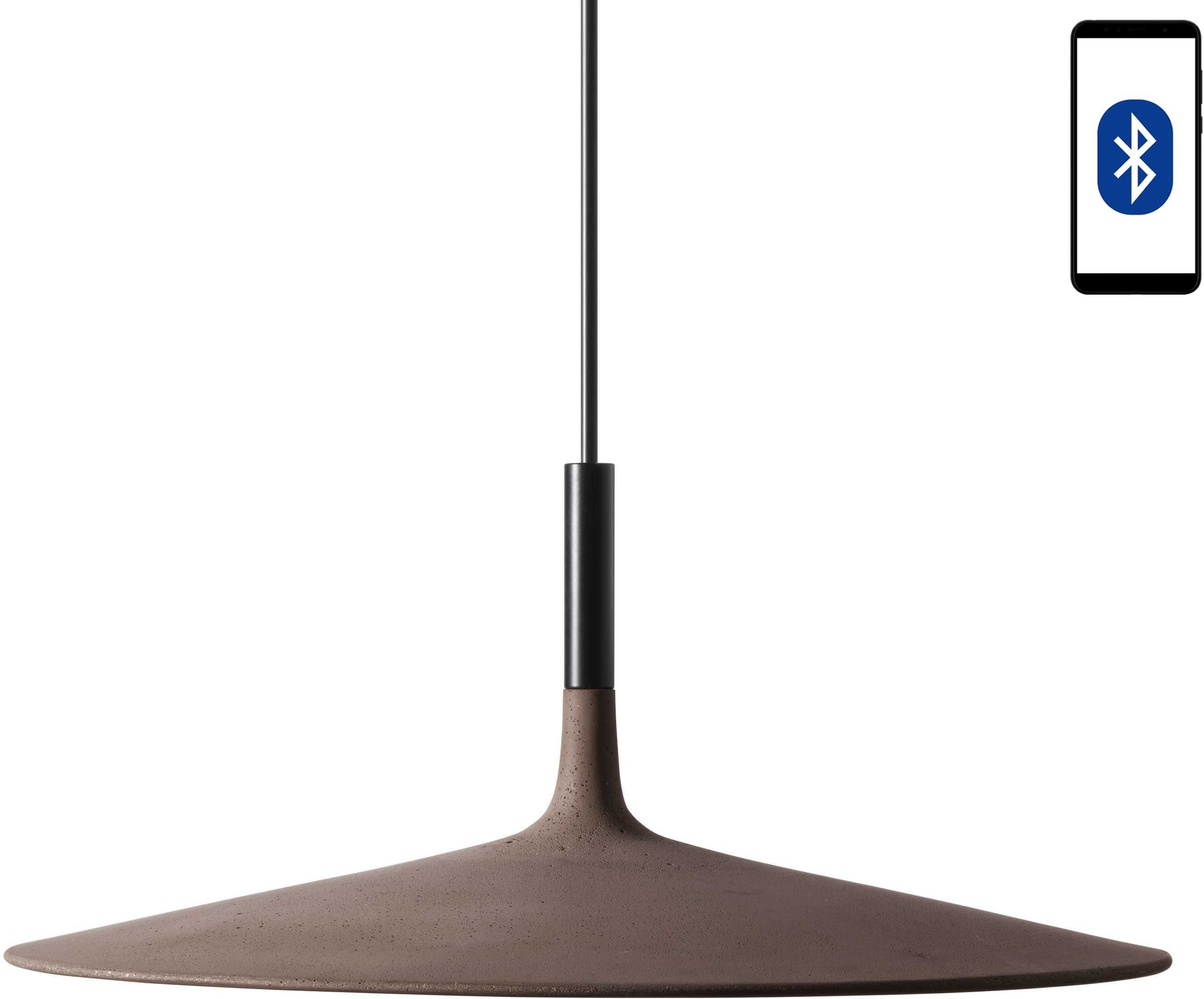 Foscarini Aplomb large MyLight hanglamp LED dimbaar Bluetooth bruin