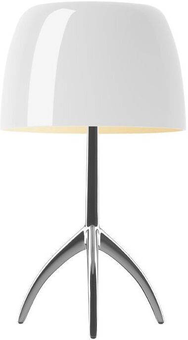 Foscarini Lumiere Grande tafellamp aluminium onderstel dimbaar warm wit