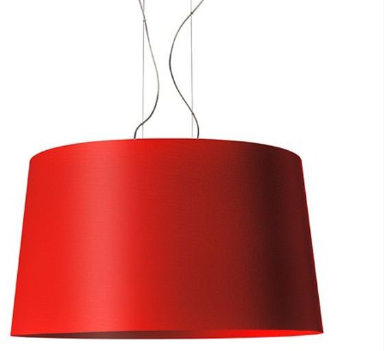 Foscarini Twice as Twiggy hanglamp LED crimson