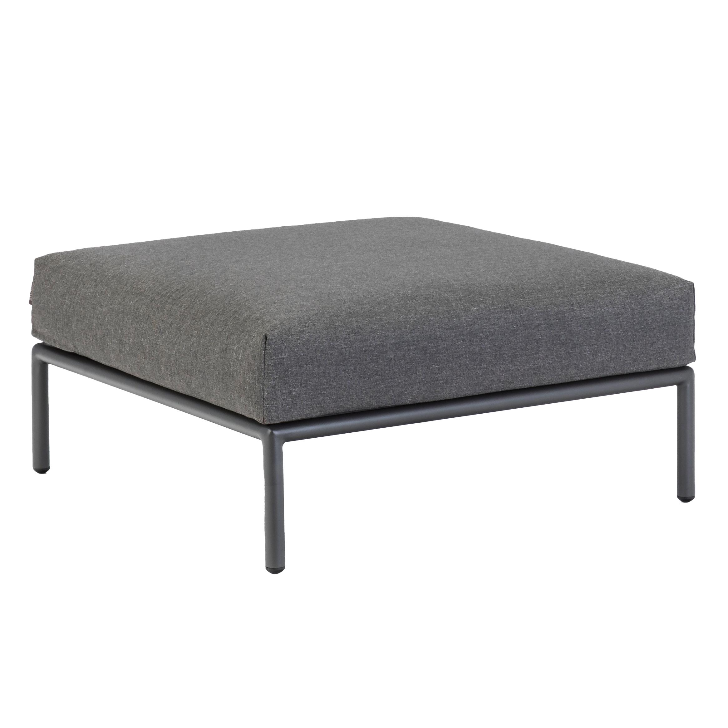 Houe Level Ottoman voetenbank Dark Grey