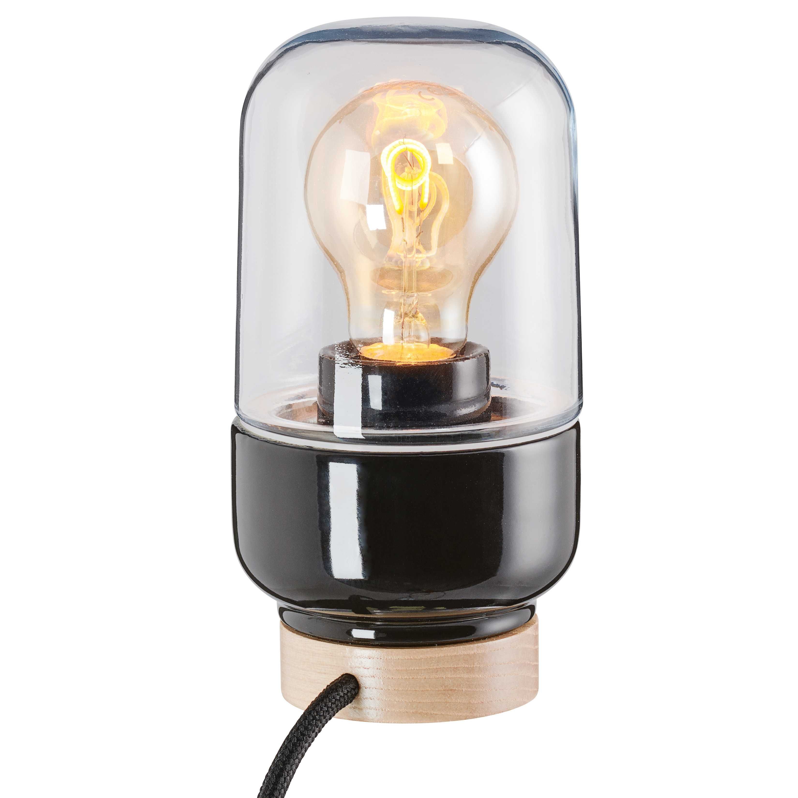 Ifö Electric Ohm 100/190 tafellamp porselein helder Zwart