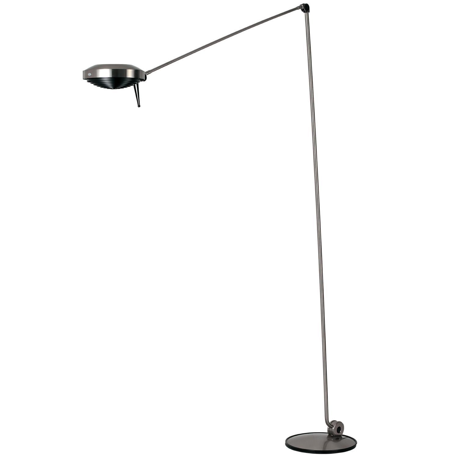 Lumina Elle 2 vloerlamp met dimmer nikkel