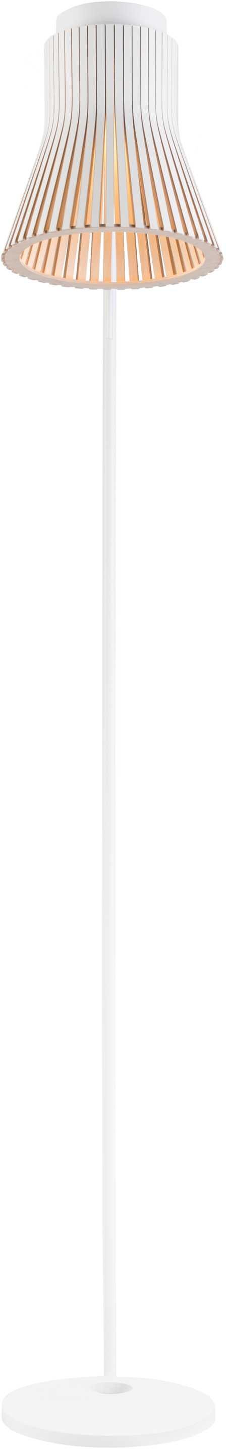 Secto Design Petite 4610 vloerlamp wit armatuur witte kap