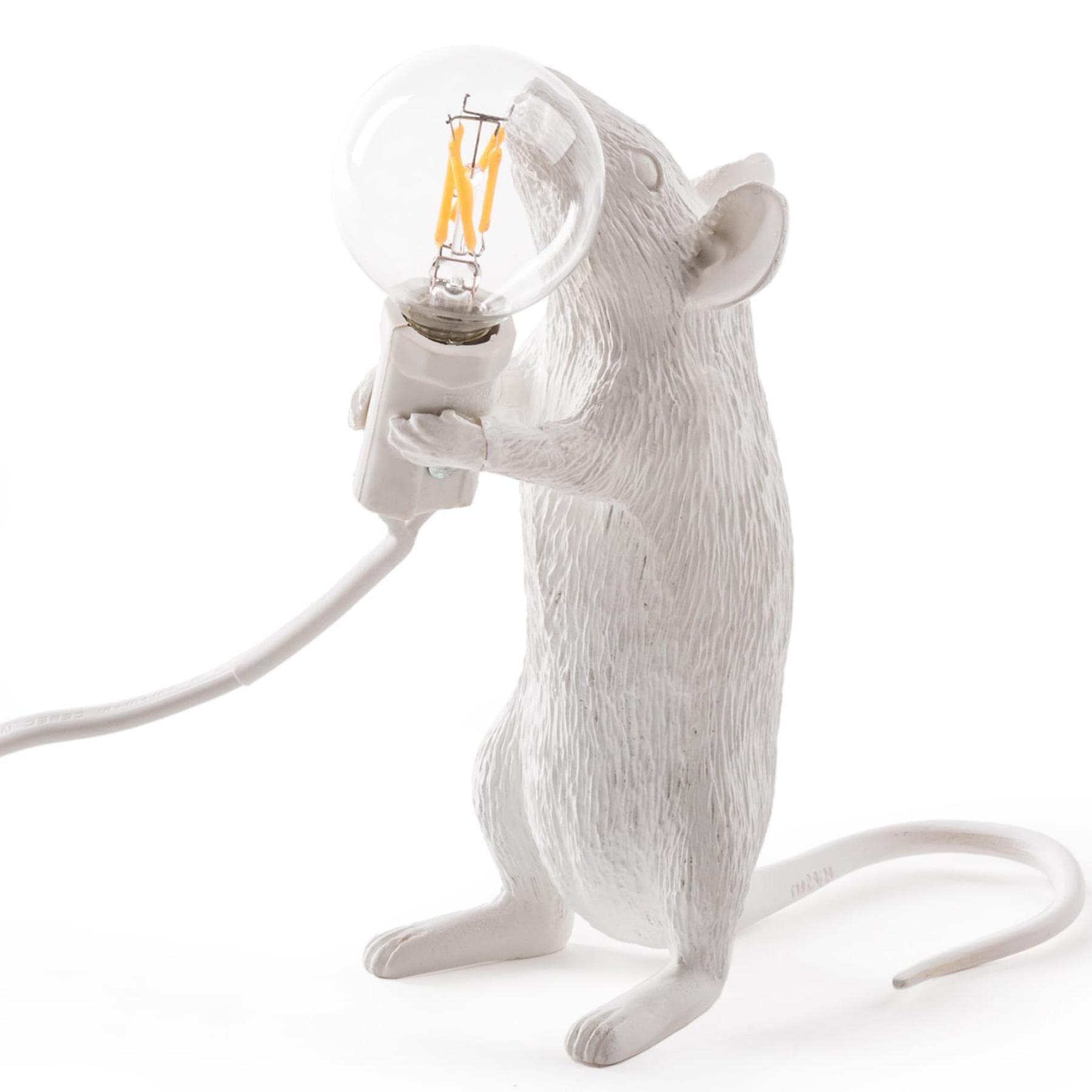 Seletti Mouse Standing tafellamp USB wit