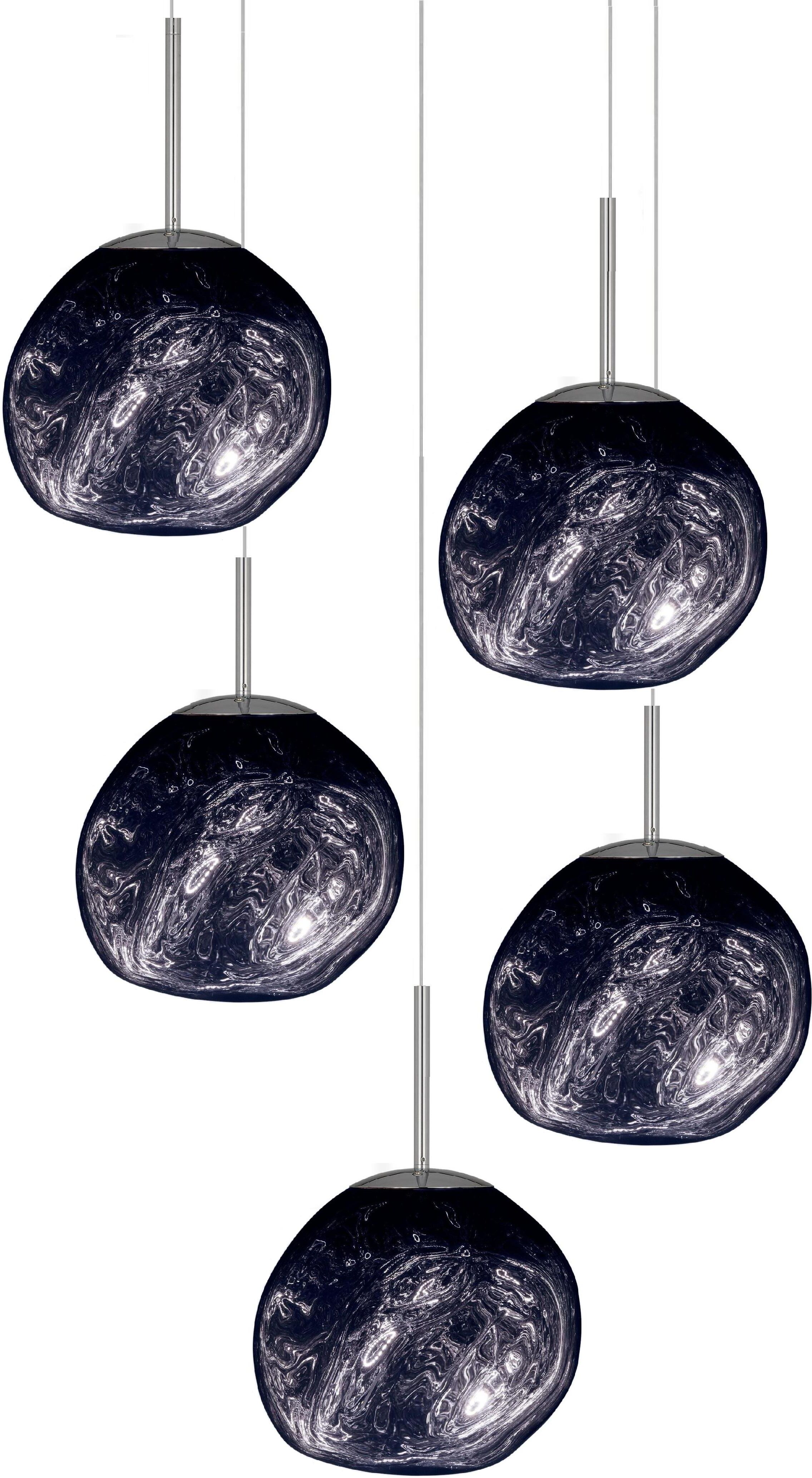 Tom Dixon Melt Mini Set Round hanglamp LED smoke