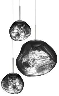 Tom Dixon Melt Trio Round hanglamp LED chroom