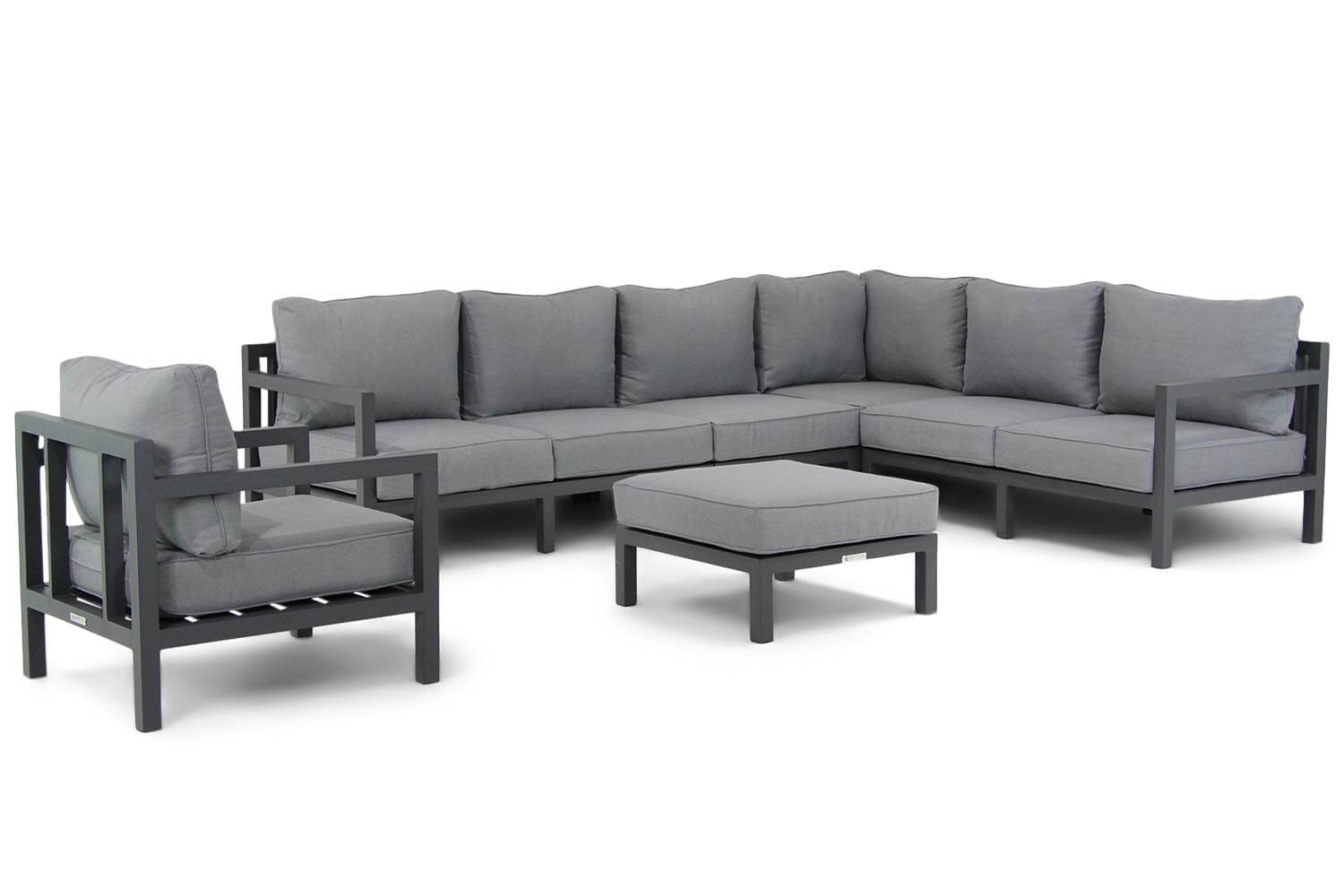 Lifestyle Garden Furniture Lifestyle Lagos hoek loungeset 6-delig - Grijs-antraciet