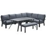 Garden Impressions Rondo Lounge Diningset - Carbon Black